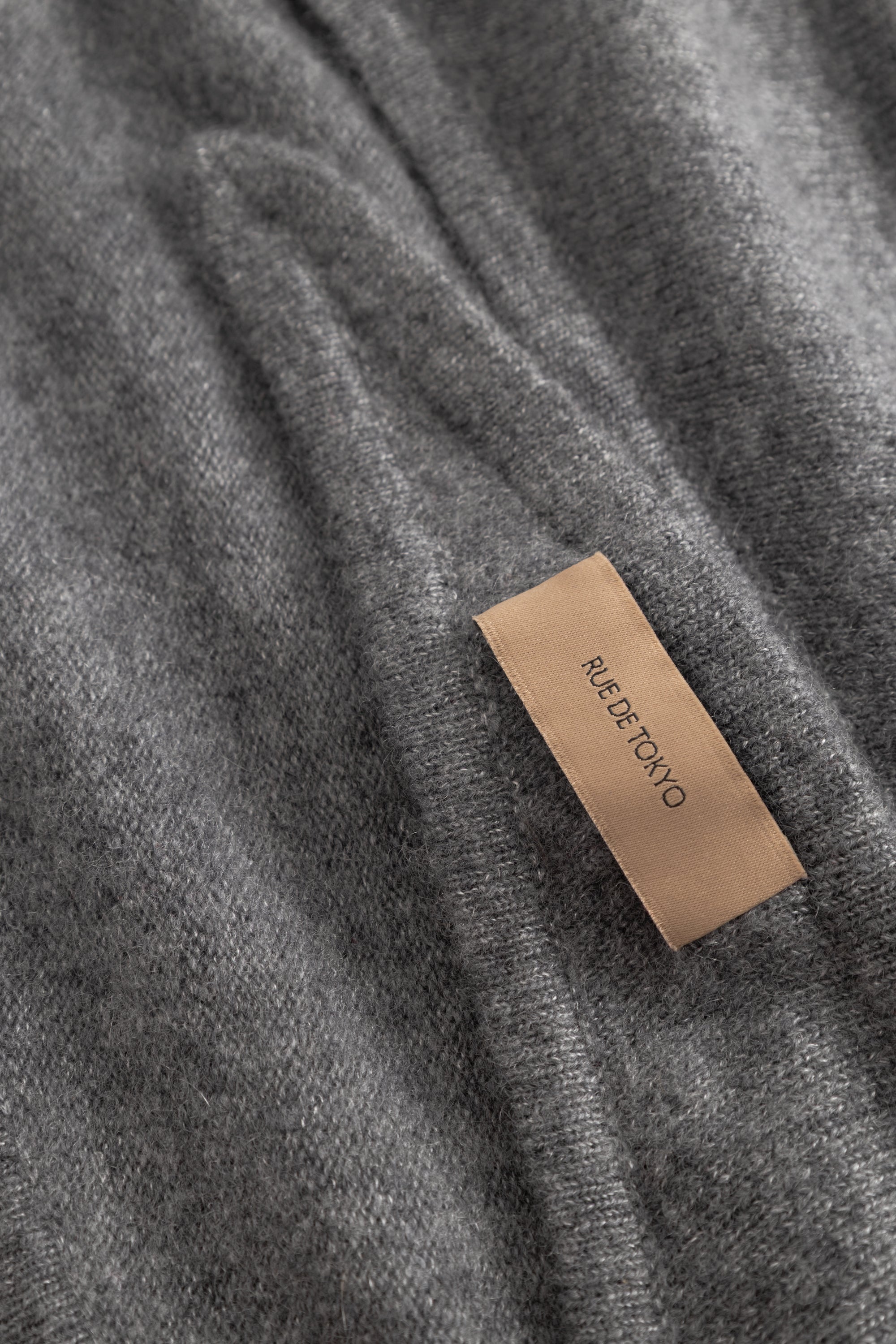 Rue de Tokyo KATUT CASHMERE SILK Scarf THUNDER