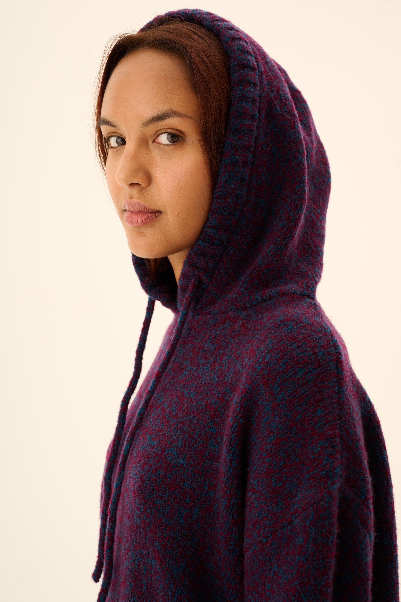 Rue de Tokyo KESAR NOVELTY KNIT Sweater NAVY / AUBERGINE