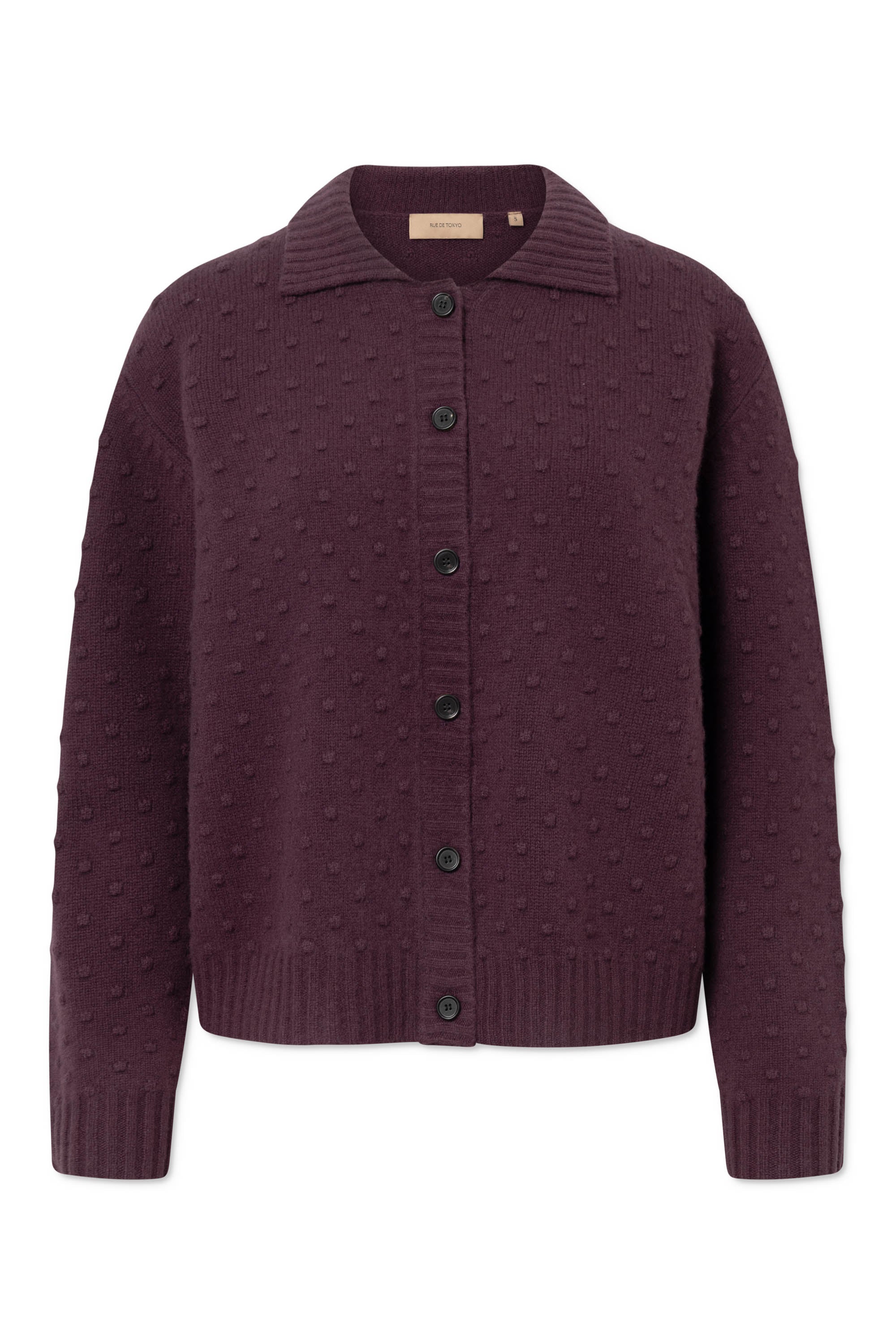 Rue de Tokyo KIAN MERINO Sweater AUBERGINE