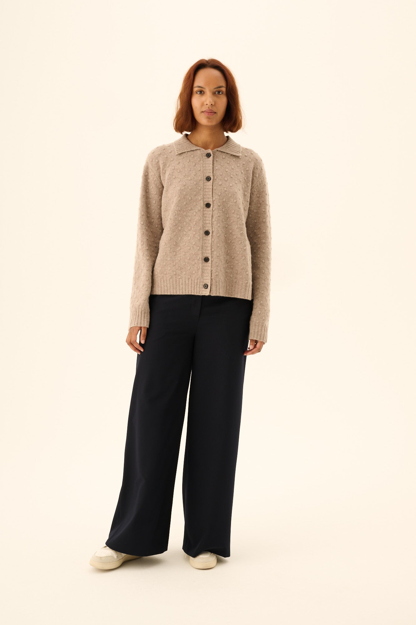 Rue de Tokyo KIAN MERINO Sweater TAUPE MELANGE