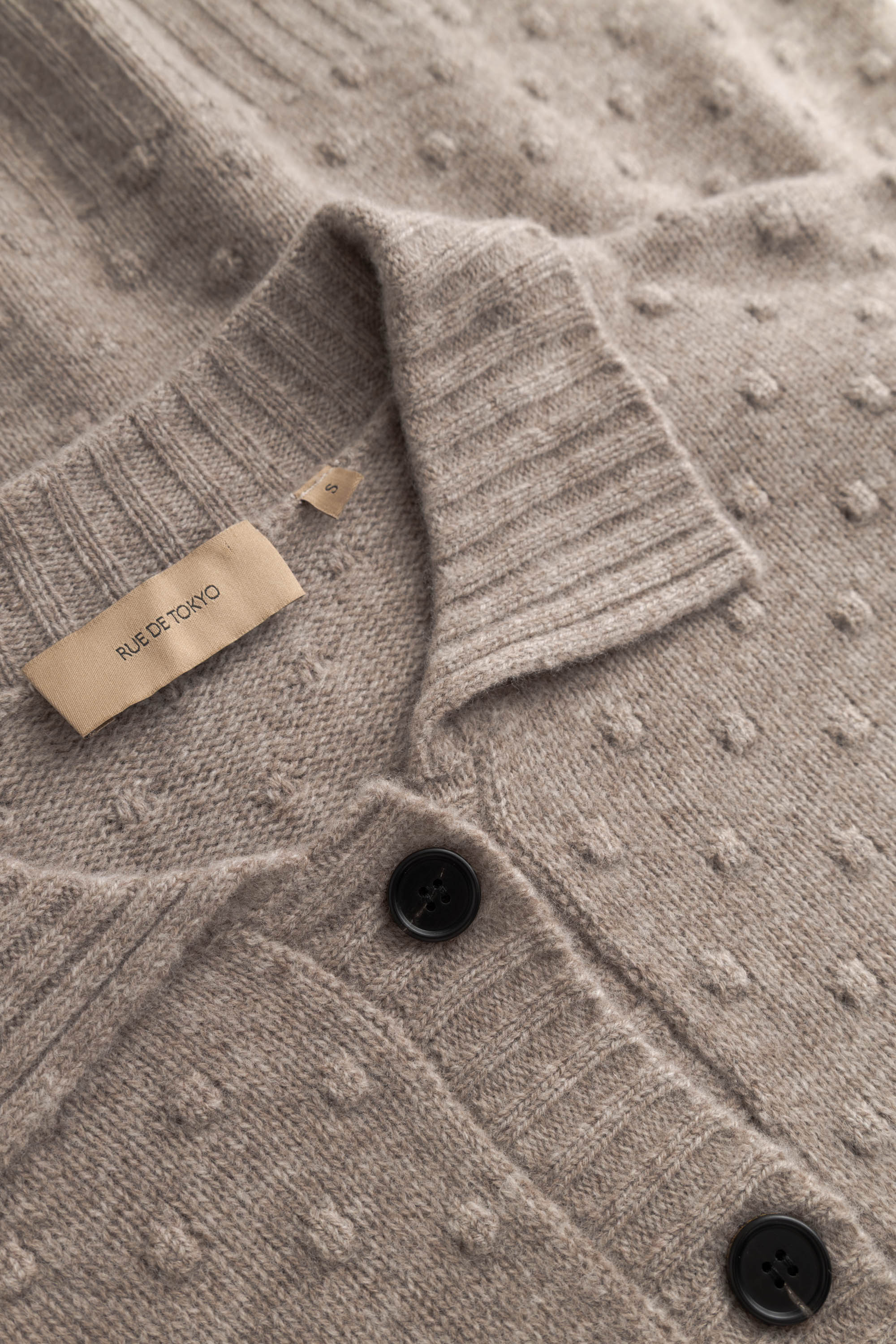 Rue de Tokyo KIAN MERINO Sweater TAUPE MELANGE
