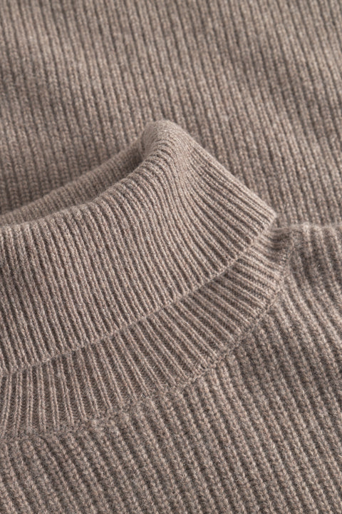 Rue de Tokyo KIRI WOOL CASHMERE BLEND KNITWEAR BROWN