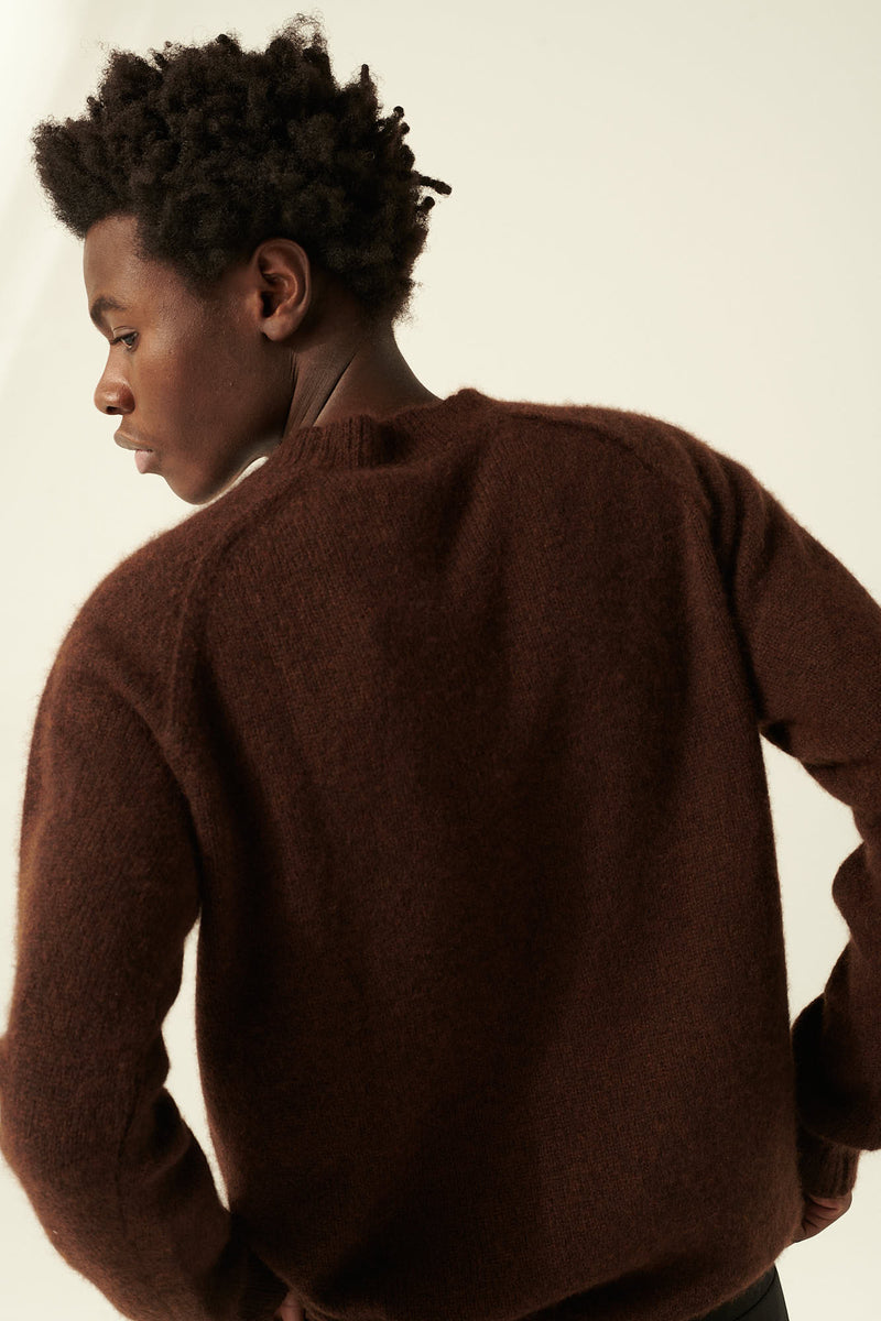 Rue de Tokyo KIRK CASHMERE SILK SWEATER AMERICANO