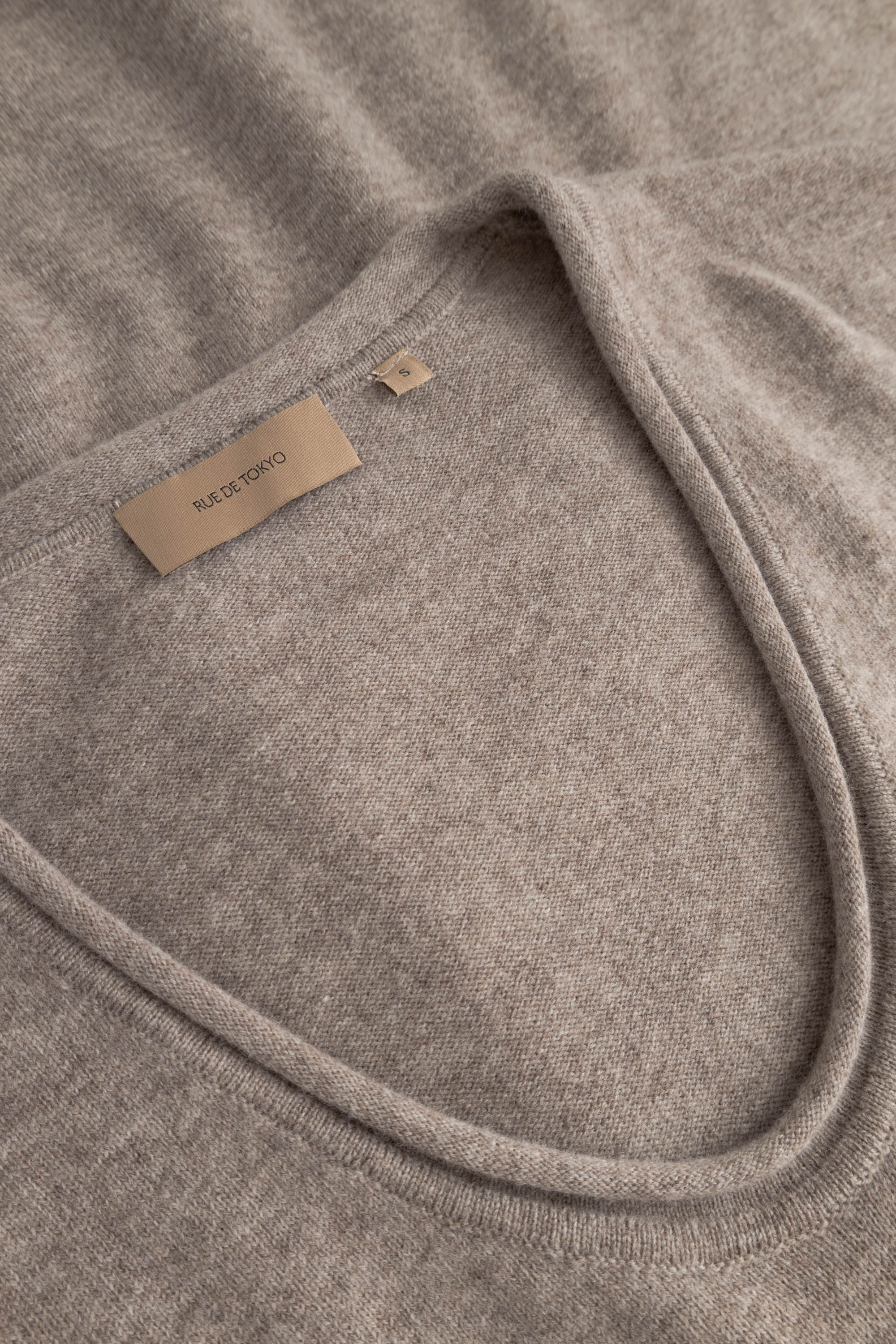 Rue de Tokyo KIRSTY MERINO Sweater TAUPE MELANGE