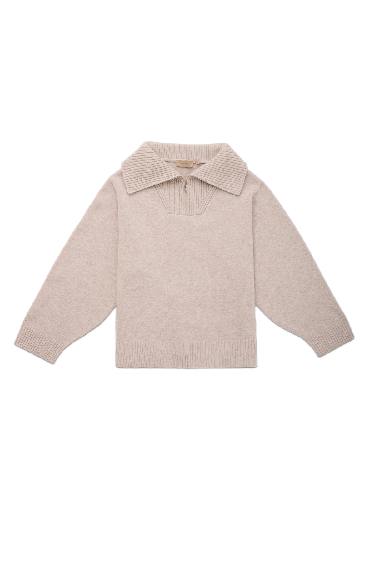 Rue de Tokyo KIR EXTRAFINE MERINO Sweater BEIGE MELANGE