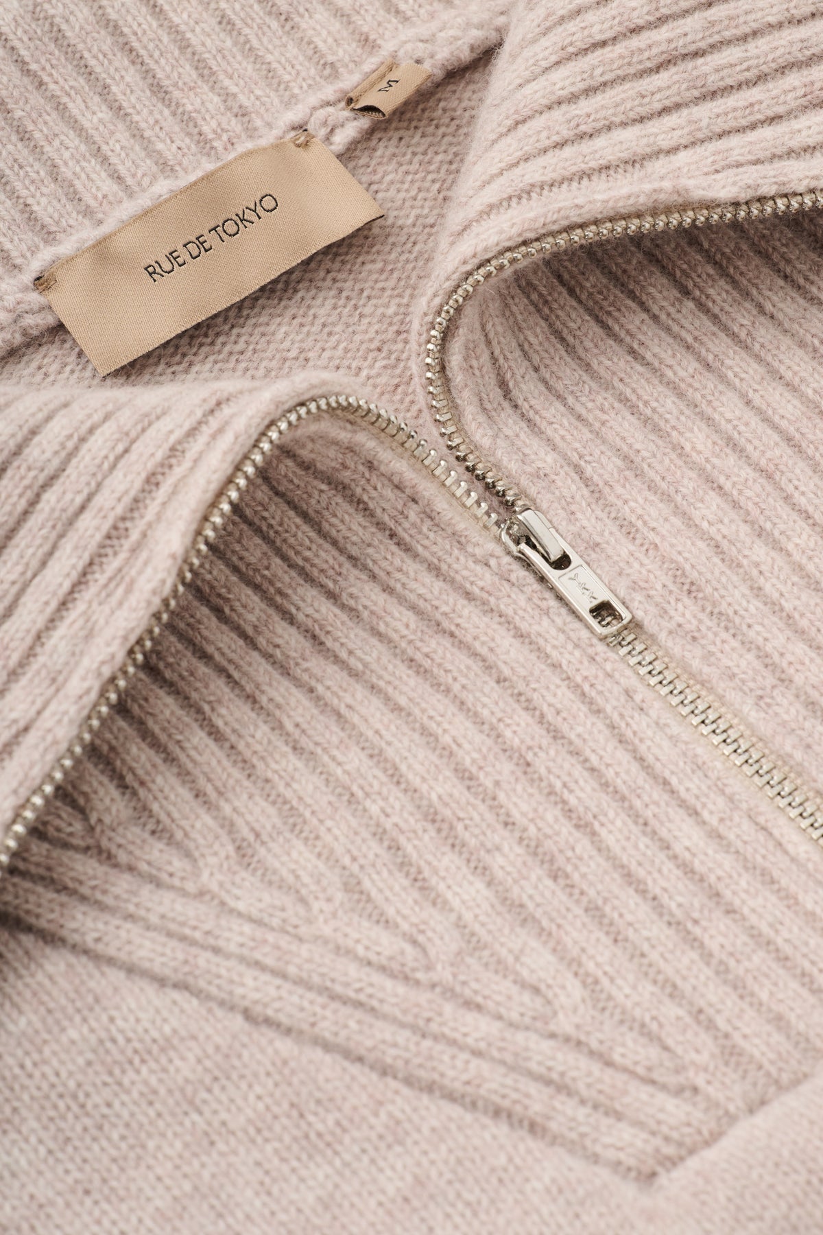 Rue de Tokyo KIR EXTRAFINE MERINO Sweater BEIGE MELANGE