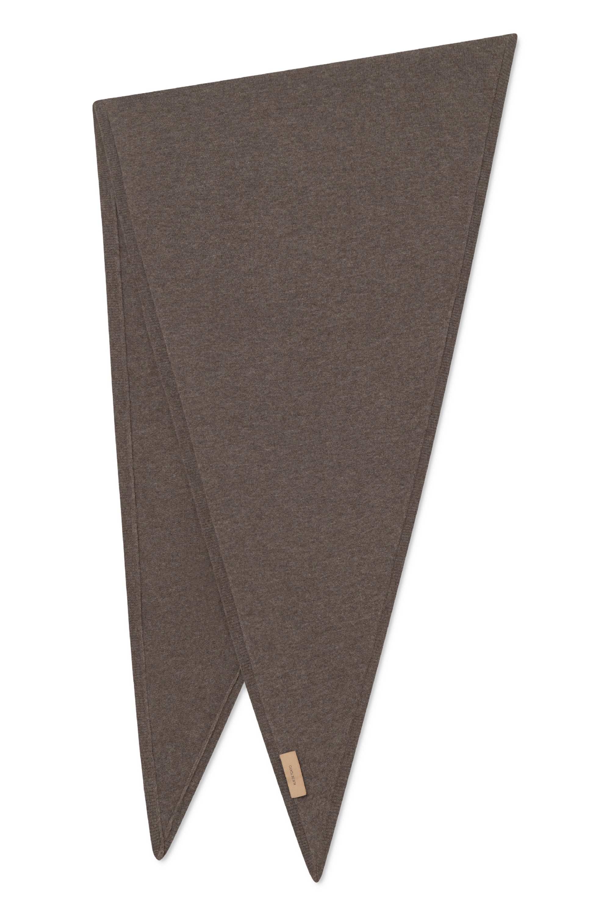 Rue de Tokyo KISHORI MERINO CASHMERE Scarf DARK BROWN MELANGE
