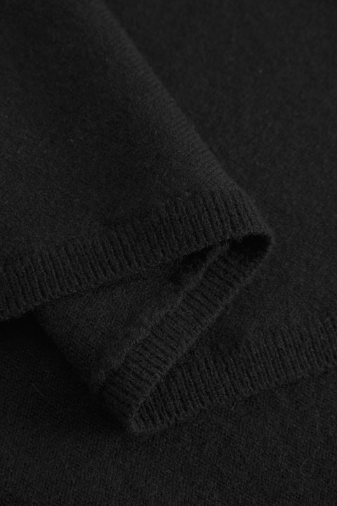 Rue de Tokyo KISHORI WOOL CASHMERE BLEND ACCESSORIES BLACK