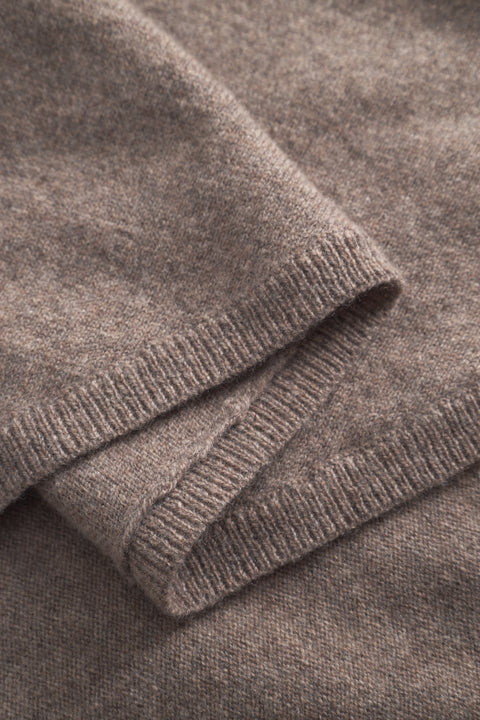 Rue de Tokyo KISHORI WOOL CASHMERE BLEND ACCESSORIES BROWN