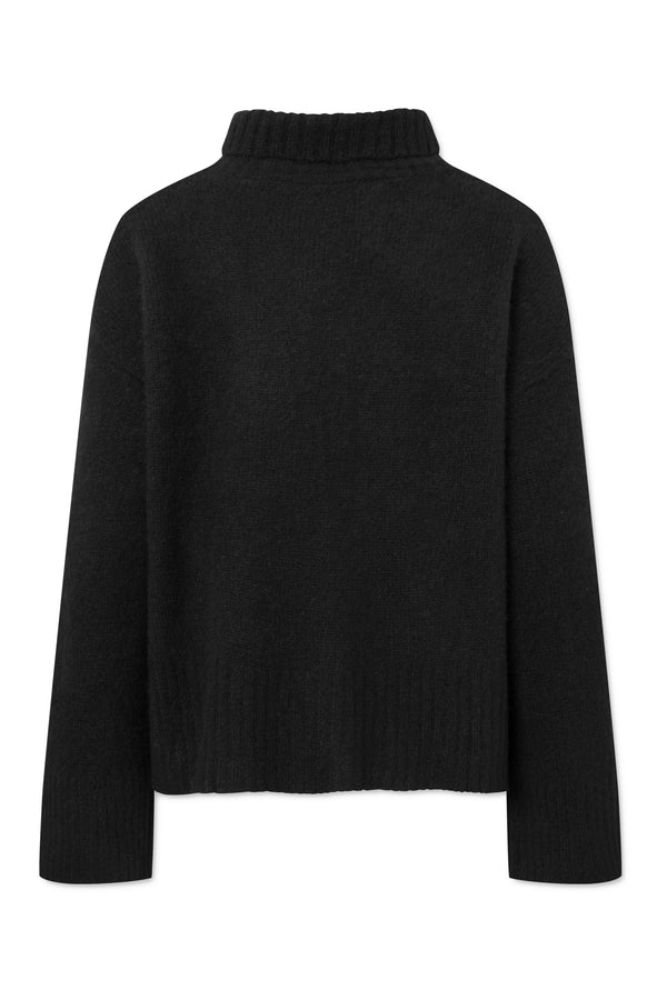 Rue de Tokyo KLARA CASHMERE SILK KNITWEAR BLACK