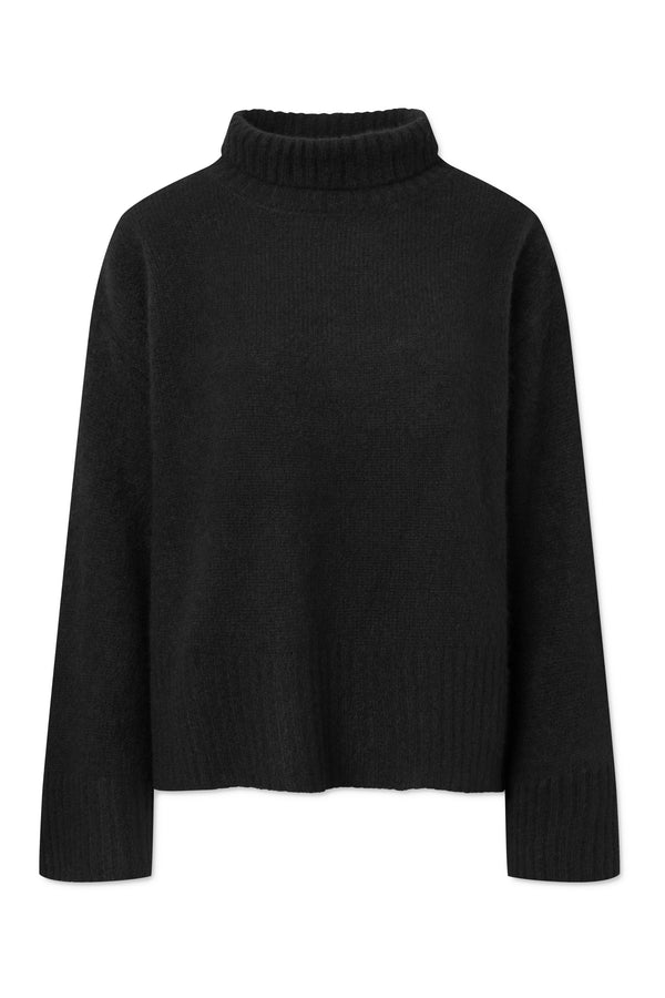 Rue de Tokyo KLARA CASHMERE SILK KNITWEAR BLACK