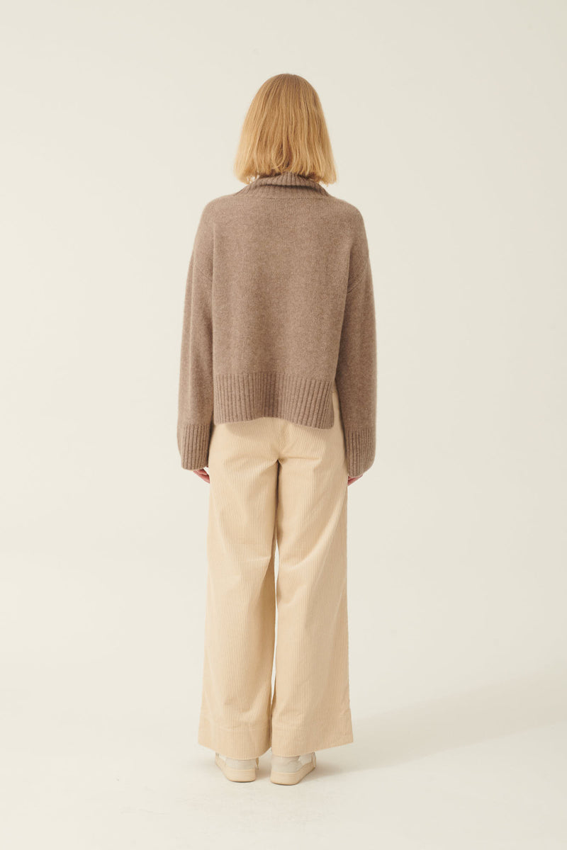 Rue de Tokyo KLARA CASHMERE SILK KNITWEAR NOUGAT