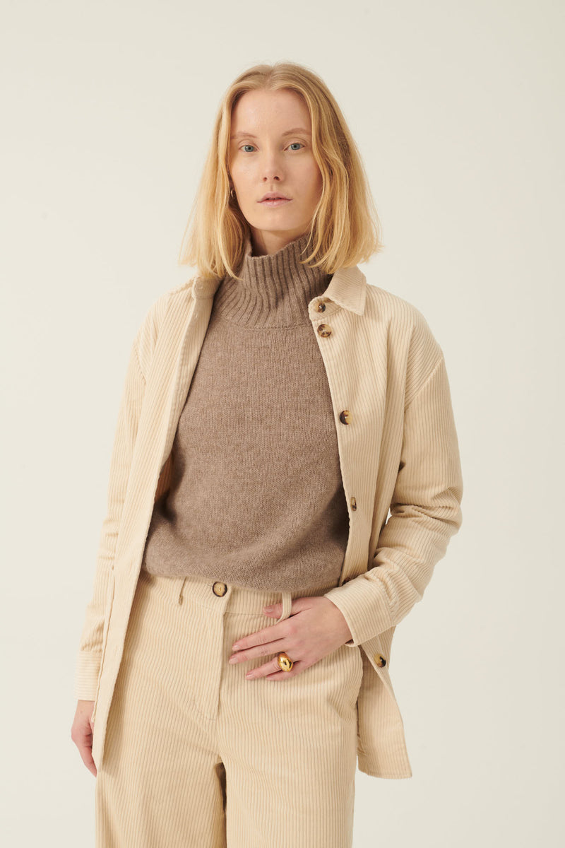 Rue de Tokyo KLARA CASHMERE SILK KNITWEAR NOUGAT