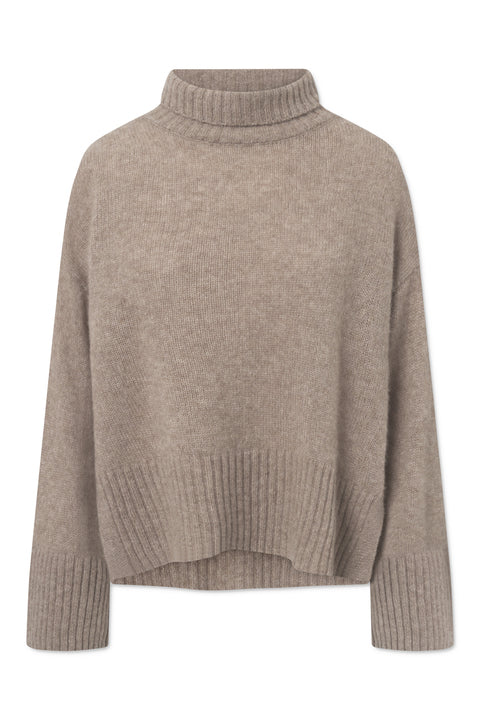 Rue de Tokyo KLARA CASHMERE SILK KNITWEAR NOUGAT