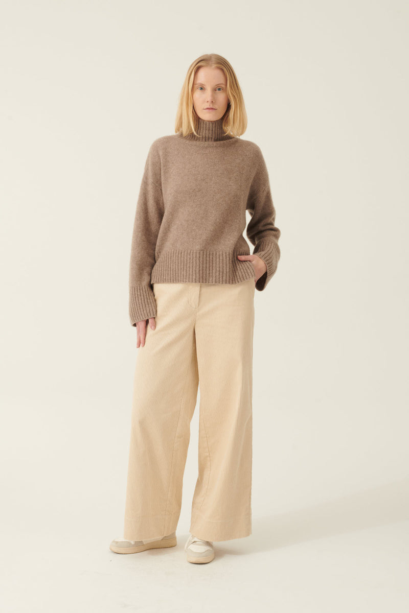 Rue de Tokyo KLARA CASHMERE SILK KNITWEAR NOUGAT