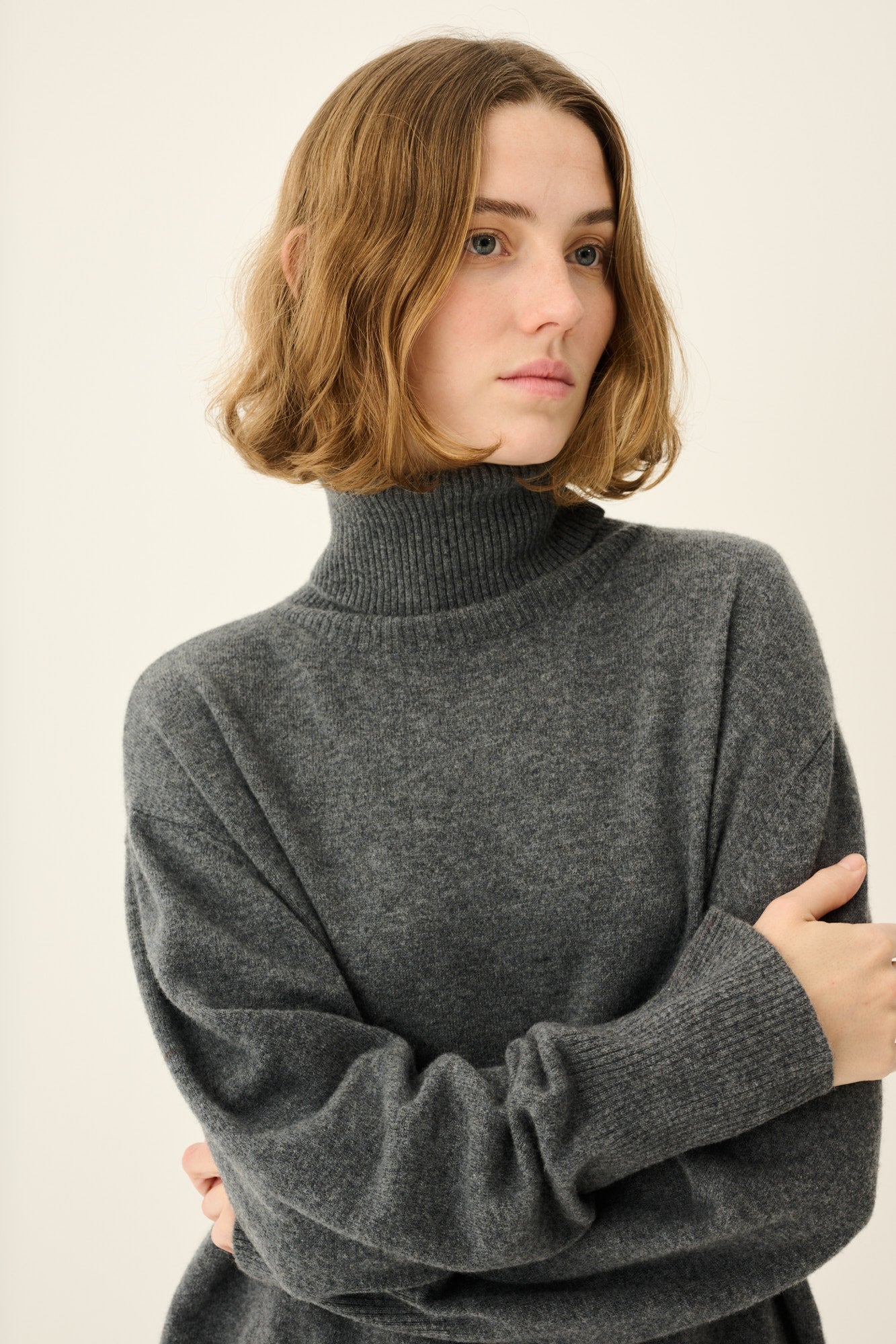 Rue de Tokyo KYLE ORGANIC MERINO WOOL Sweater GREY