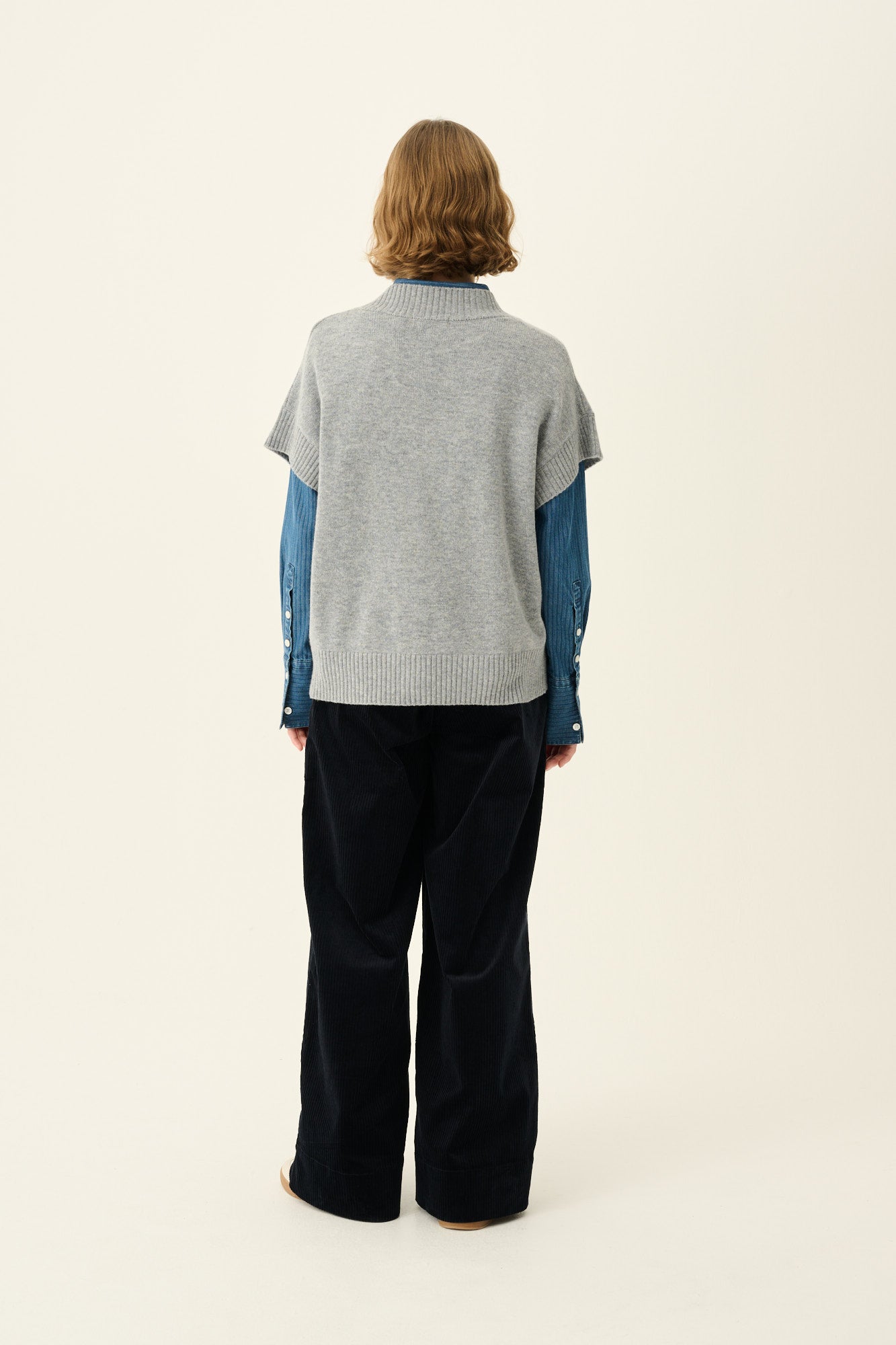 Rue de Tokyo KYRO MERINO CASHMERE BLEND Sweater GREY MELANGE