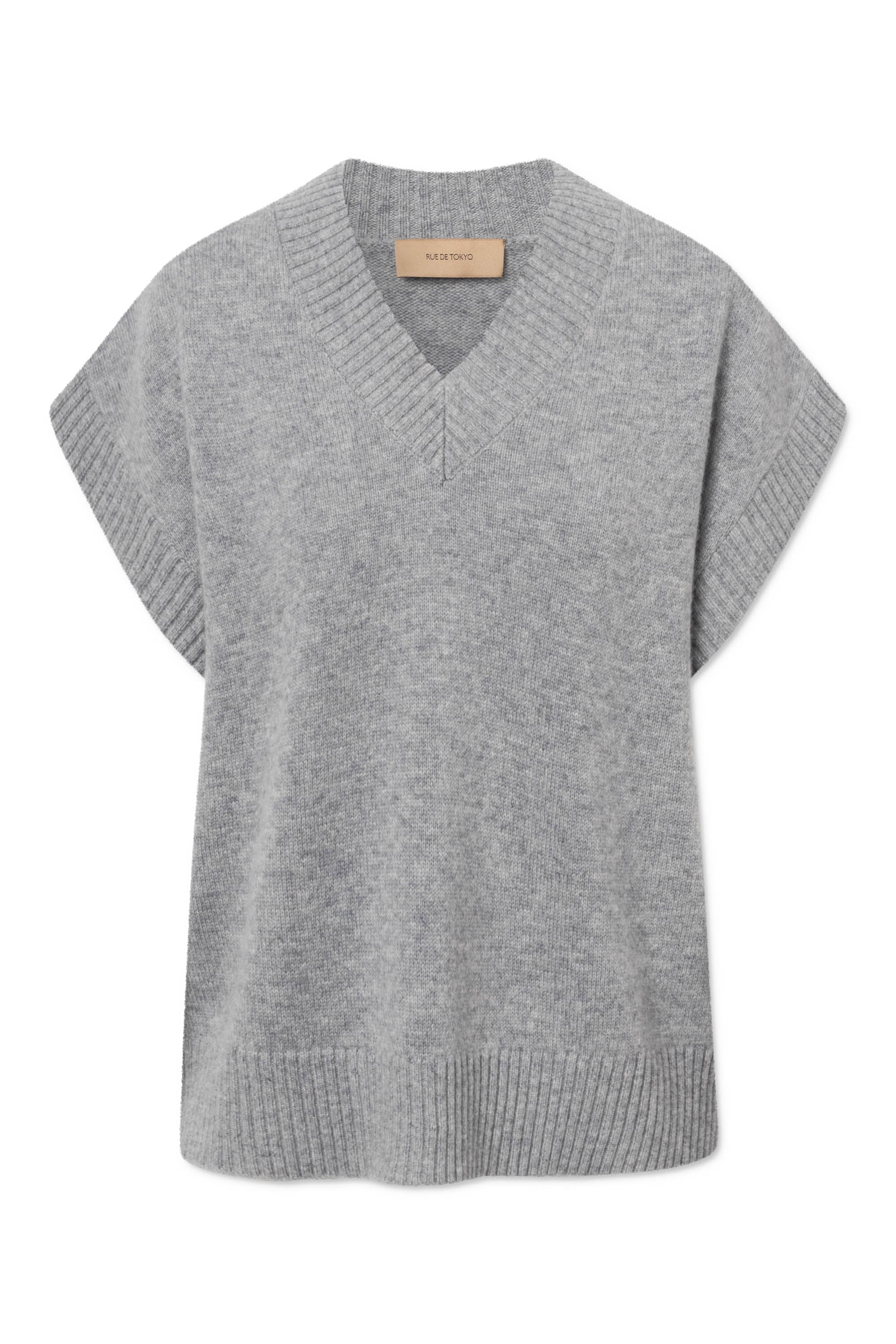 Rue de Tokyo KYRO MERINO CASHMERE BLEND Sweater GREY MELANGE