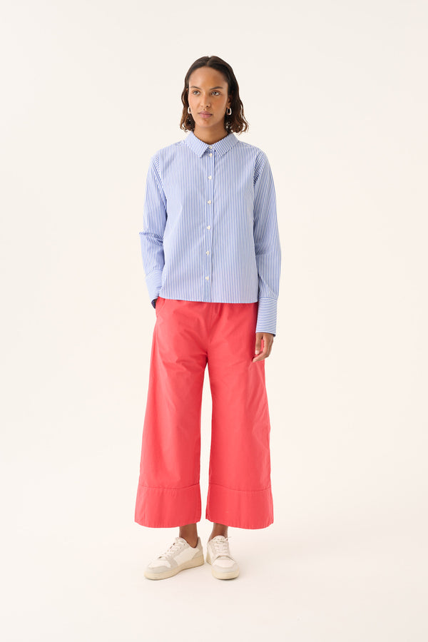 Rue de Tokyo PAGE ORGANIC GARMENT DYED POPLIN Pants BITTERSWEET RED