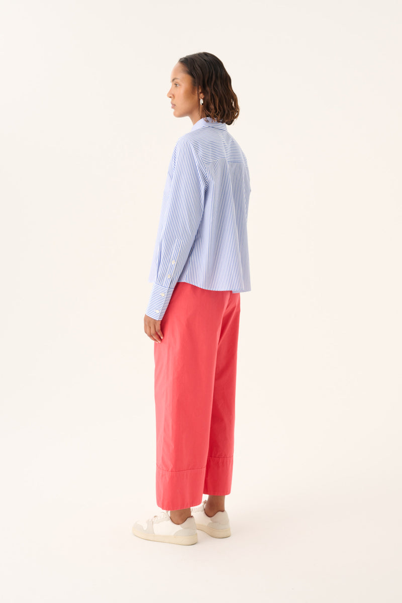 Rue de Tokyo PAGE ORGANIC GARMENT DYED POPLIN Pants BITTERSWEET RED