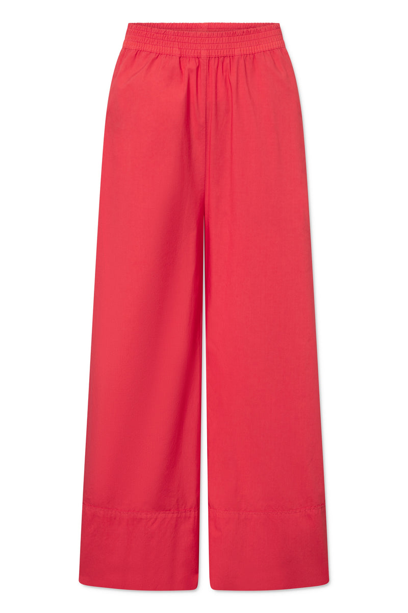 Rue de Tokyo PAGE ORGANIC GARMENT DYED POPLIN Pants BITTERSWEET RED