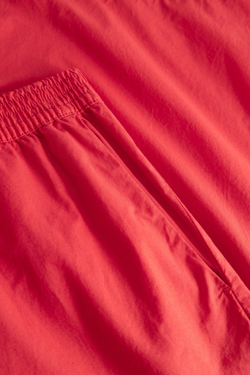 Rue de Tokyo PAGE ORGANIC GARMENT DYED POPLIN Pants BITTERSWEET RED