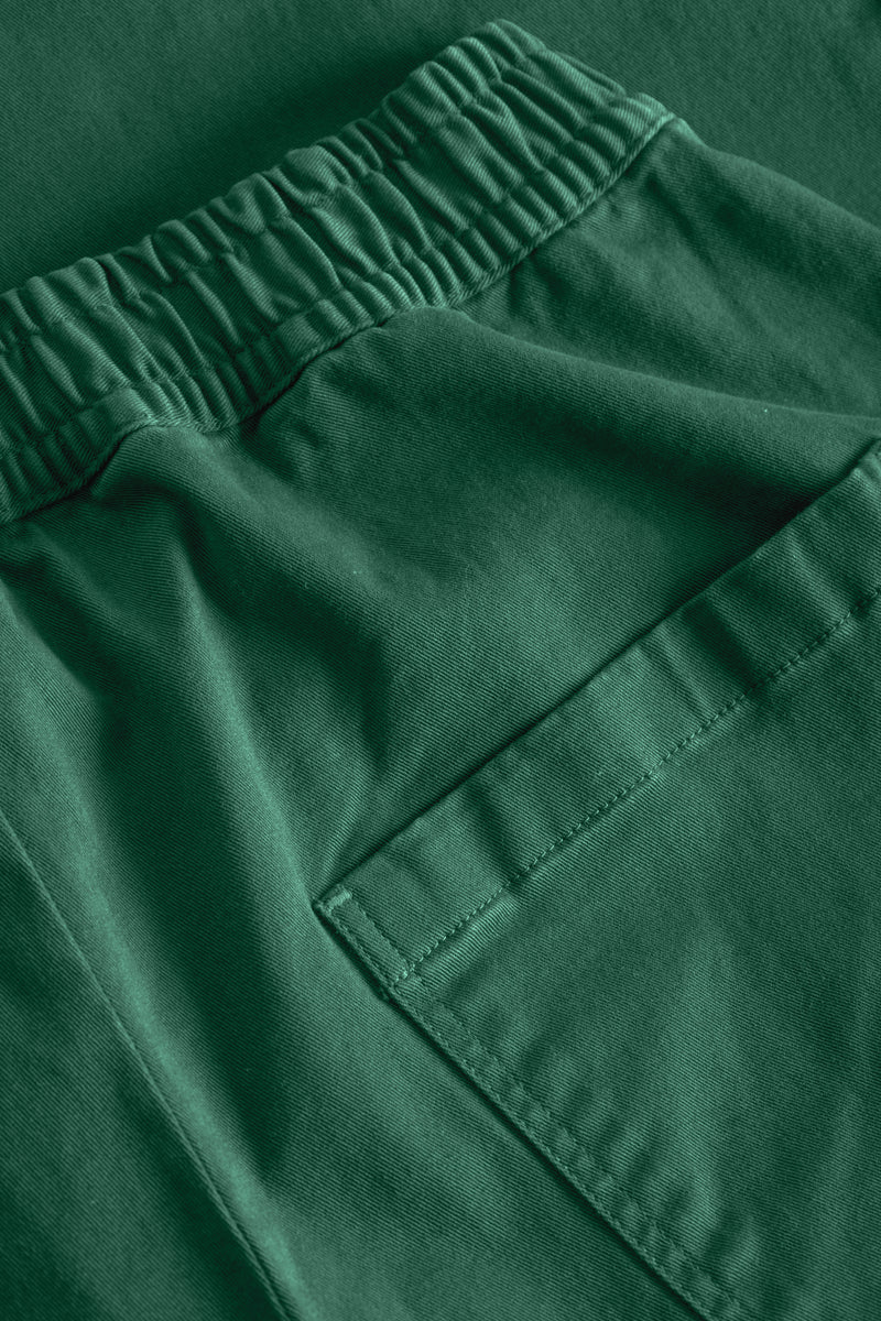 Rue de Tokyo PALLA GARMENT DYED TWILL PANTS FOREST GREEN