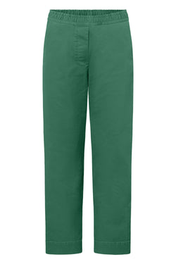 Rue de Tokyo PALLA GARMENT DYED TWILL PANTS FOREST GREEN