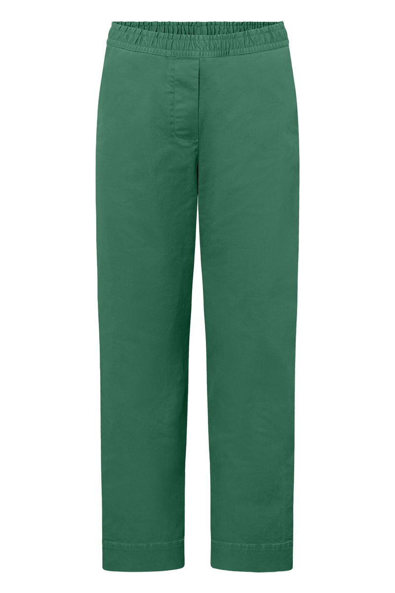 Rue de Tokyo PALLA GARMENT DYED TWILL PANTS FOREST GREEN