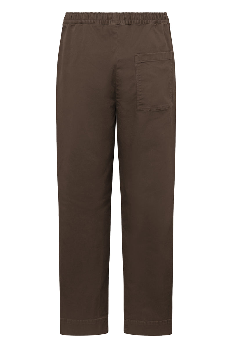 Rue de Tokyo PALLA GARMENT DYED TWILL PANTS SCORCHED BROWN