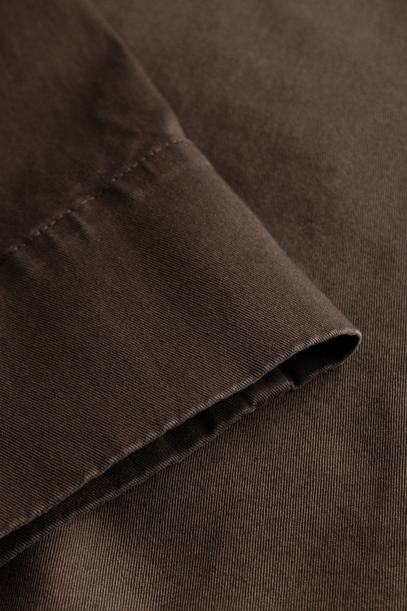 Rue de Tokyo PALLA GARMENT DYED TWILL PANTS SCORCHED BROWN