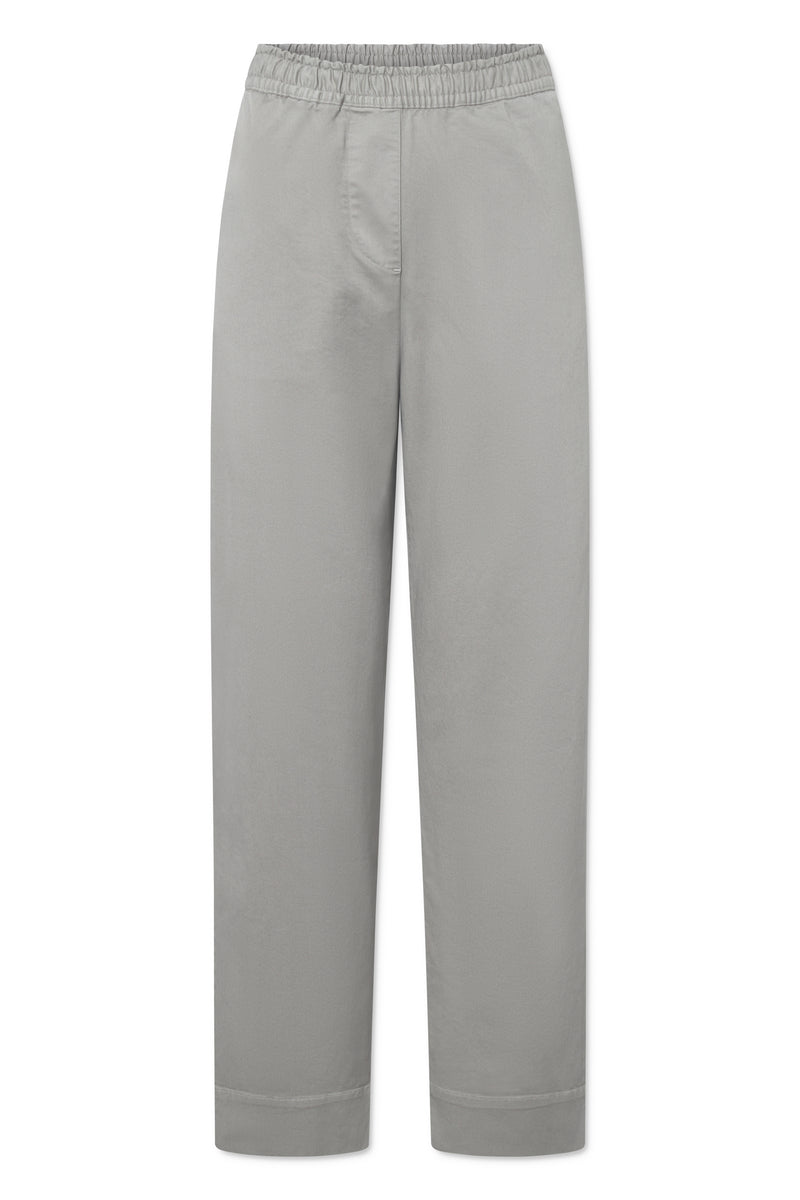 Rue de Tokyo PALLA GARMENT DYED TWILL PANTS ELEPHANT GREY