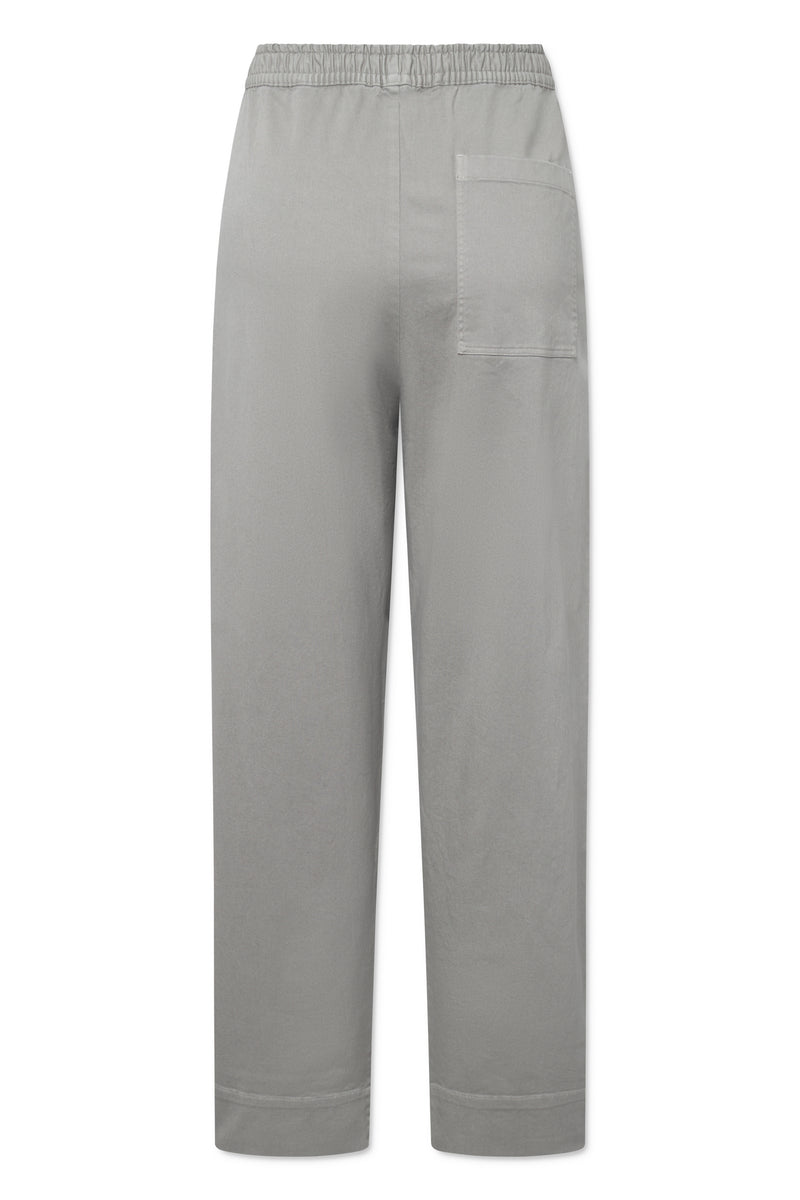 Rue de Tokyo PALLA GARMENT DYED TWILL PANTS ELEPHANT GREY