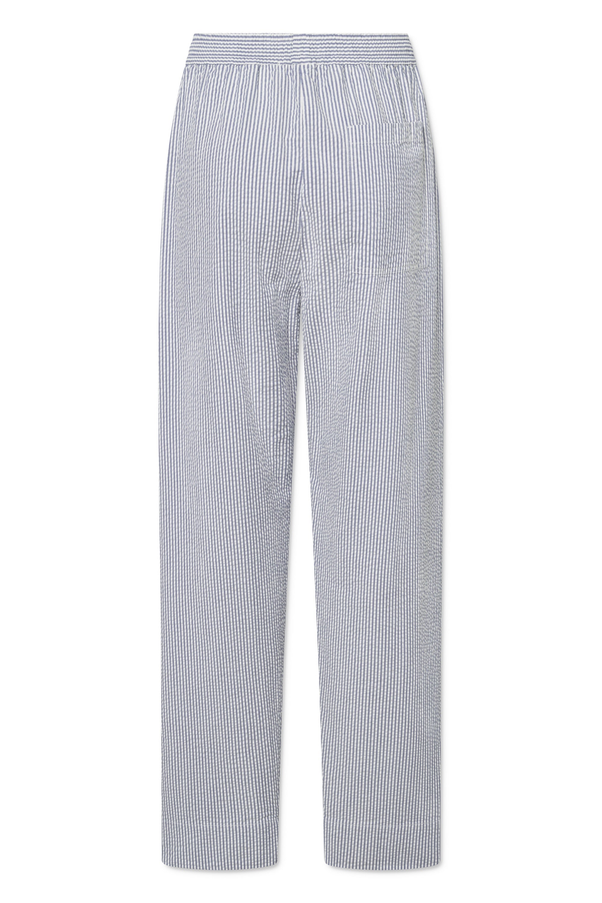 Rue de Tokyo PALLA HEAVY SEERSUCKER STRIPE Pants FADED BLUE STRIPE