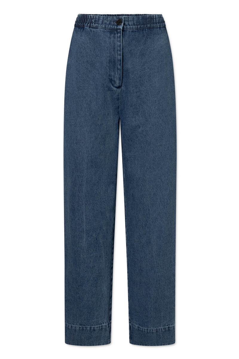 Rue de Tokyo PALLA WASHED INDIGO DENIM Pants WASHED INDIGO