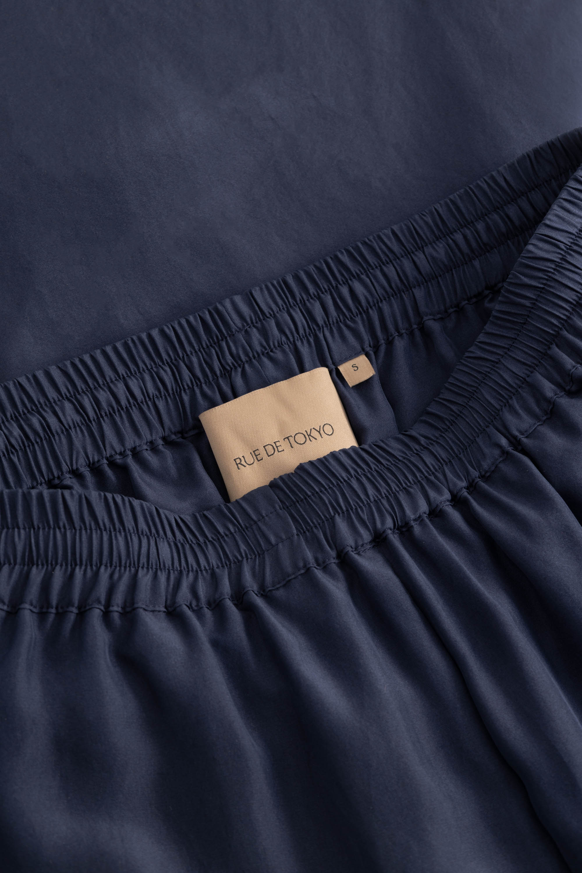 Rue de Tokyo PALMA SILK Pants NAVY