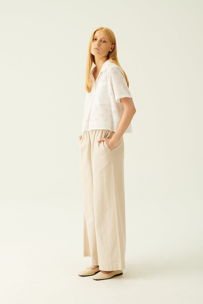 Rue de Tokyo PANDORA LINEN TWILL PANTS