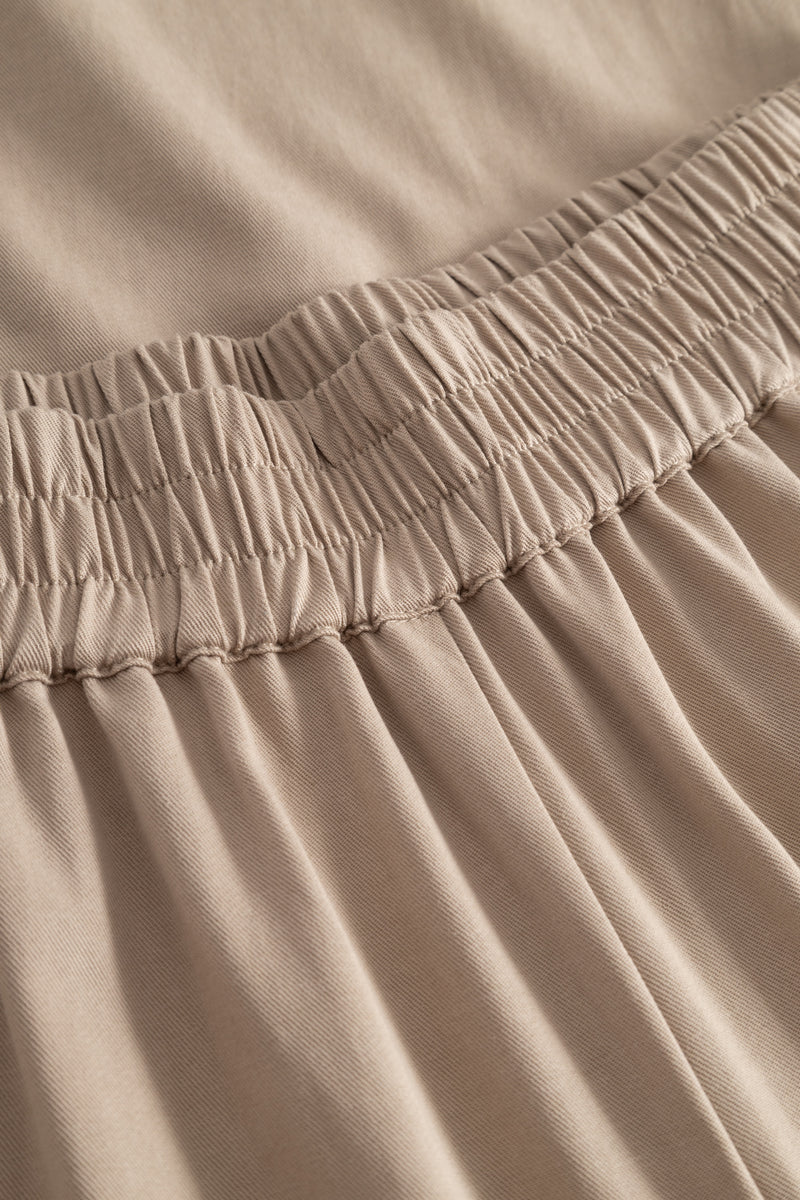 Rue de Tokyo PANDORA SANDWASHED COTTON TENCEL Pants SAND