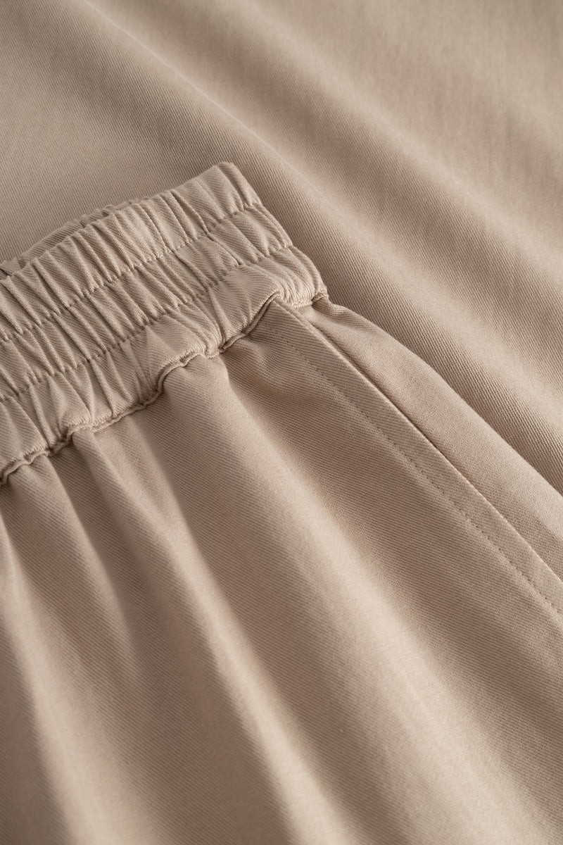 Rue de Tokyo PANDORA SANDWASHED COTTON TENCEL Pants SAND