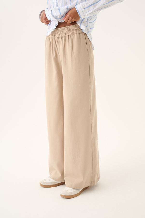 Rue de Tokyo PANDORA SANDWASHED COTTON TENCEL Pants SAND