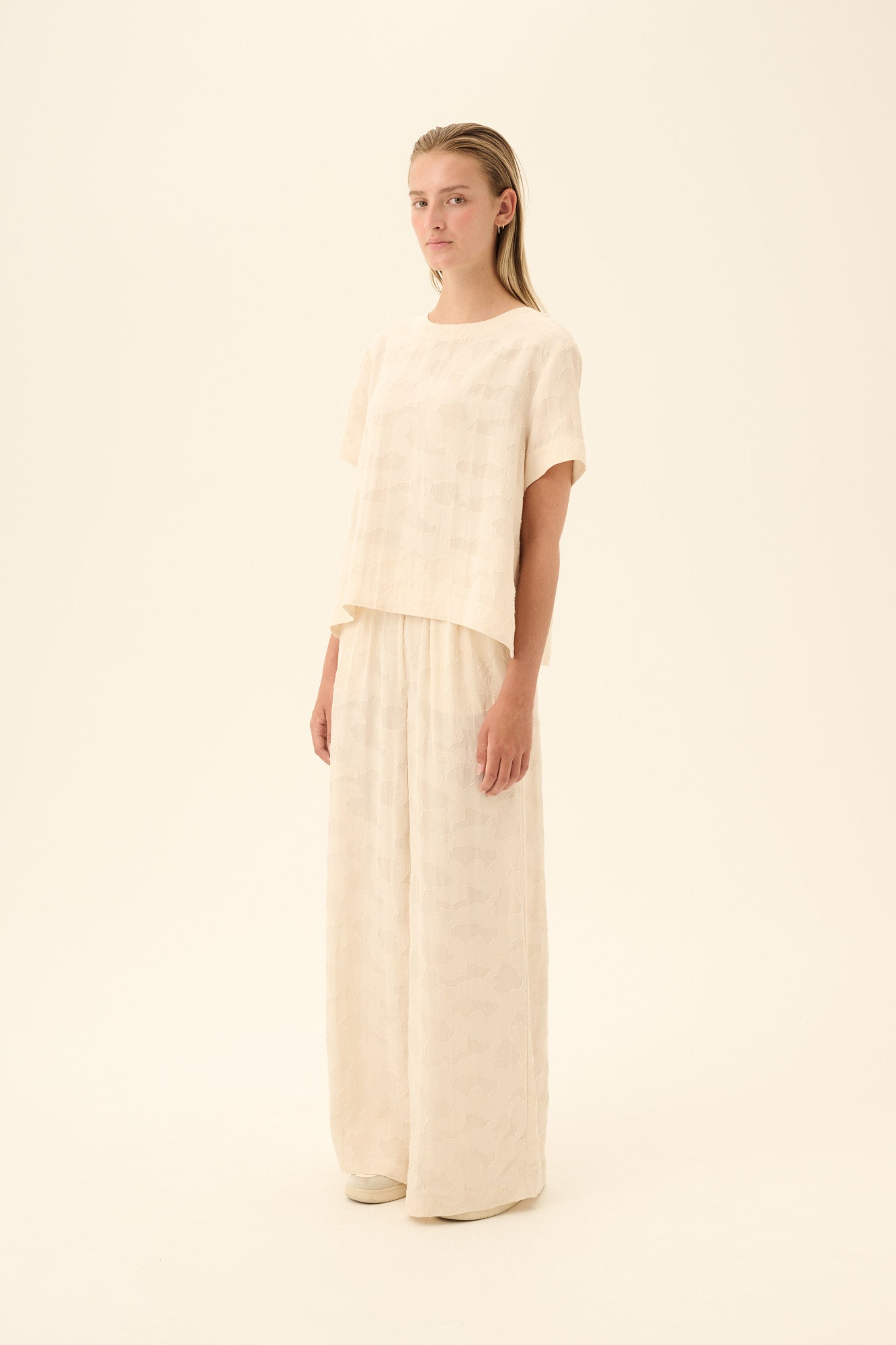 Rue de Tokyo PANDORA VISCOSE LINEN Pants CREAM