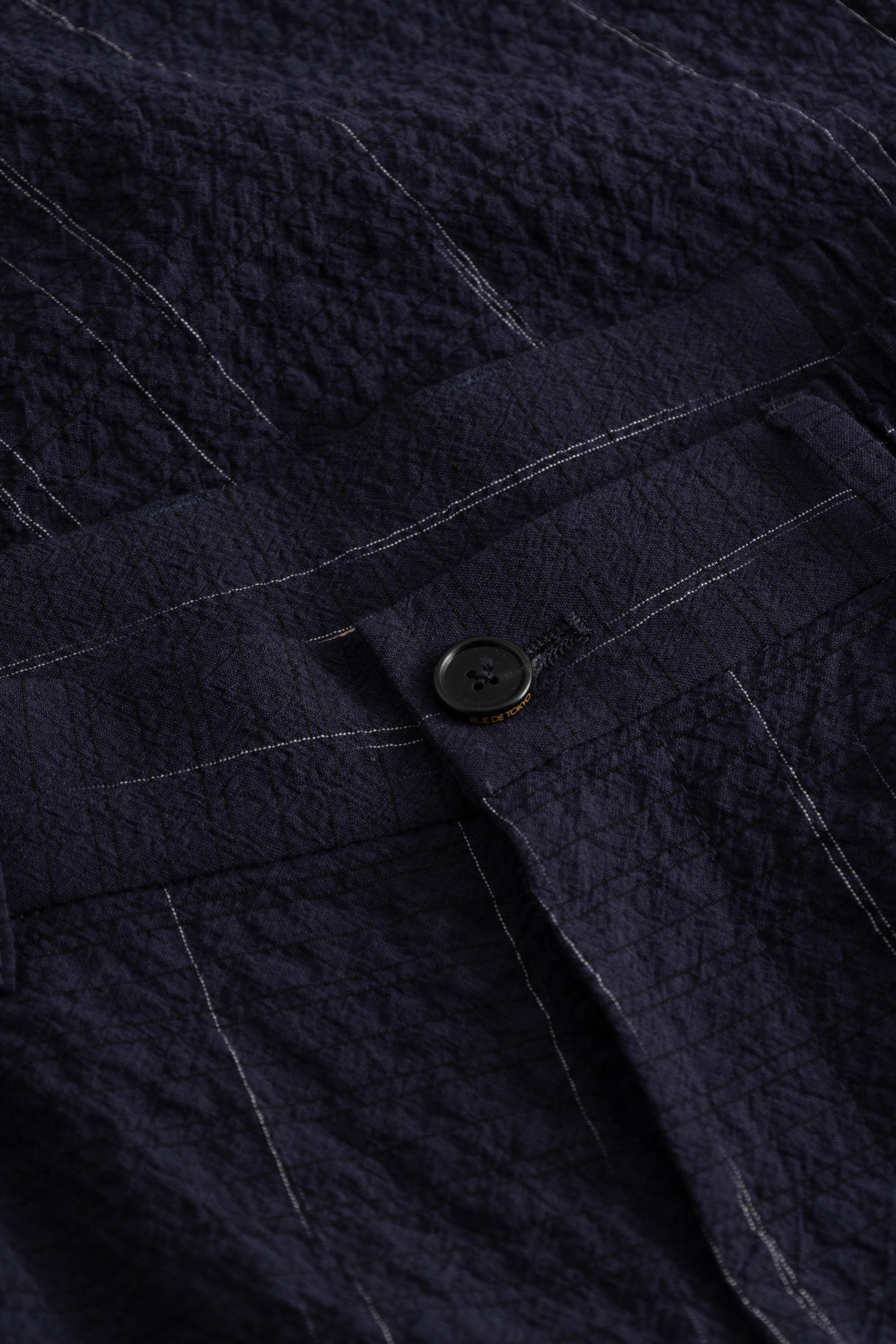 Rue de Tokyo PANU STRUCTURED TAILORING Pants NAVY