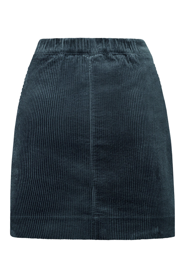 Rue de Tokyo PAPOLE HEAVY CORDUROY SKIRTS NAVY