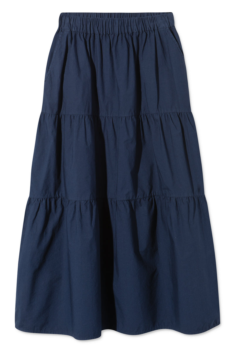 Rue de Tokyo PAPRIKA GMTD GARMENT DYED POPLIN SKIRTS
