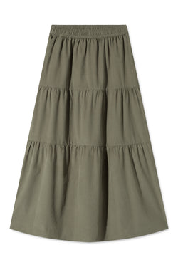 Rue de Tokyo PAPRIKA SKIRT BABY CORDUROY SKIRTS OLIVE
