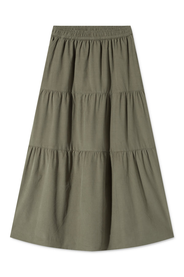 Rue de Tokyo PAPRIKA SKIRT BABY CORDUROY SKIRTS OLIVE