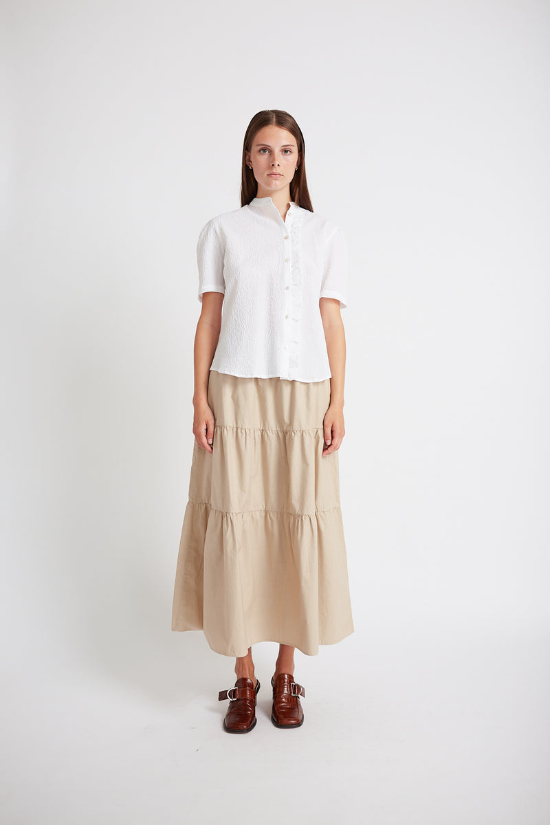 Rue de Tokyo PAPRIKA SKIRT BEIGE SKIRTS BEIGE