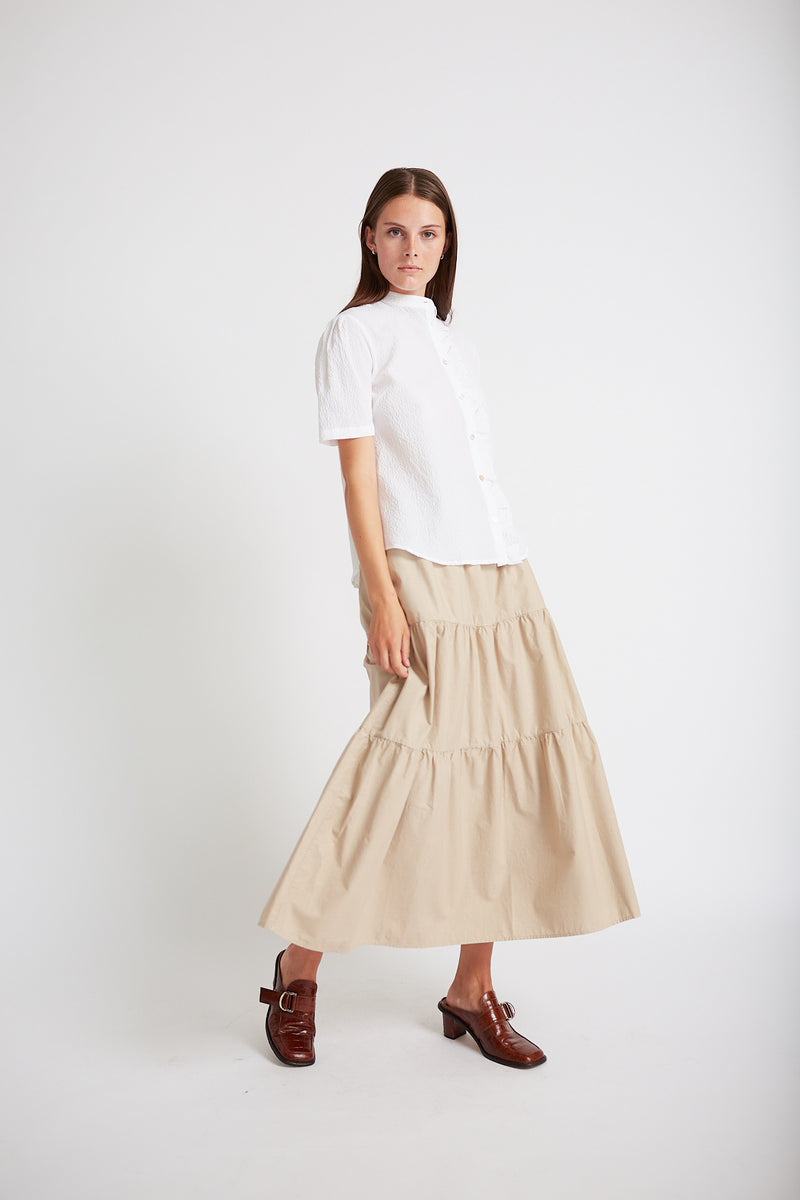 Rue de Tokyo PAPRIKA SKIRT BEIGE SKIRTS BEIGE