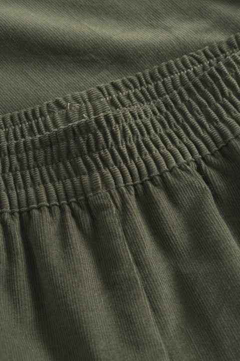 Rue de Tokyo PAREL BABY CORD GOTS PANTS MOSS GREEN