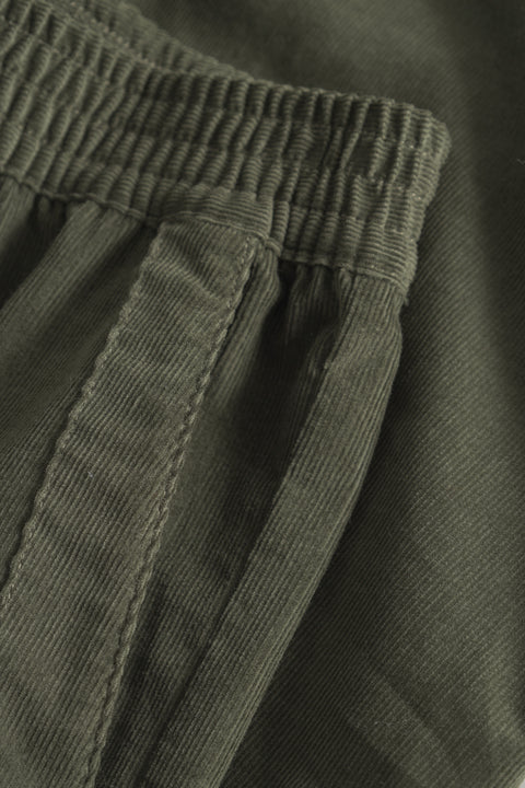 Rue de Tokyo PAREL BABY CORD GOTS PANTS MOSS GREEN